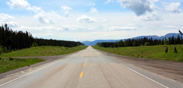 The Alaska Highway Road