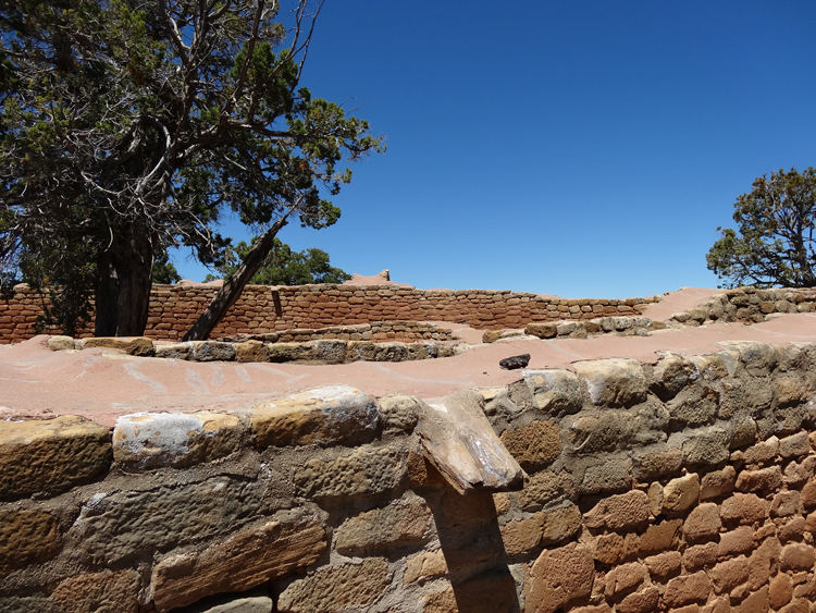 Remains of an above ground structure