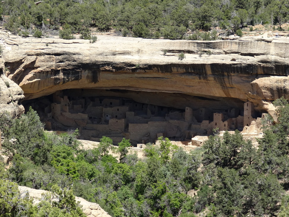 The famous Cliff Palace from across the valley