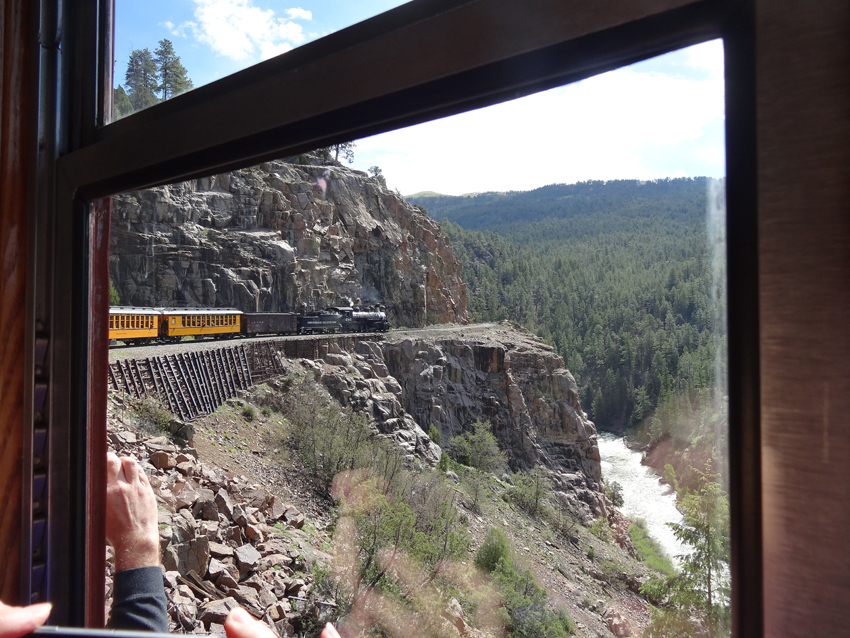 Starting to climb the mountain