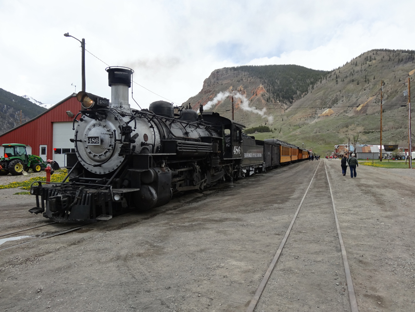 Our train (in Silverton)