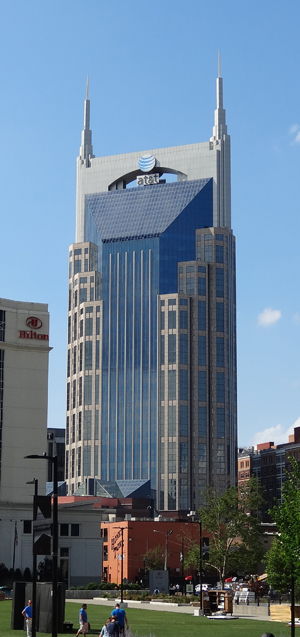 Affectionately known as "The Batman Building"