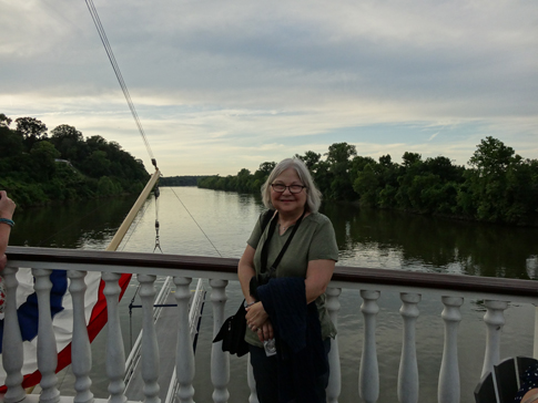 Becky enjoying her ride
