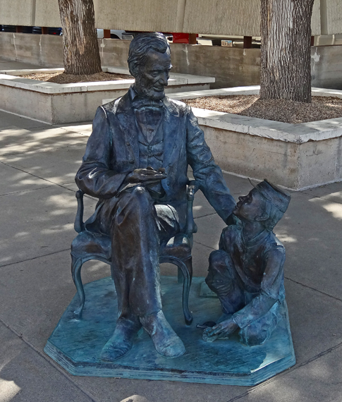 In Rapid City, Abraham Lincoln, representative of all the president statutes
