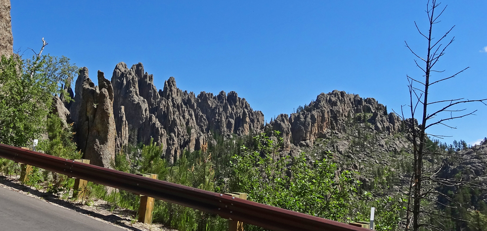 Some of the parks spires
