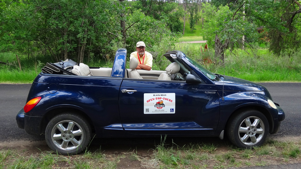 Our guide, Otto, and our ride for the tour