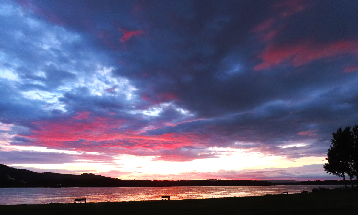 Sunset on Columbia River