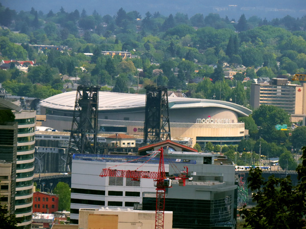 The Moda Center.  Where the Warriors swept the Portland Trail Blazers!!!