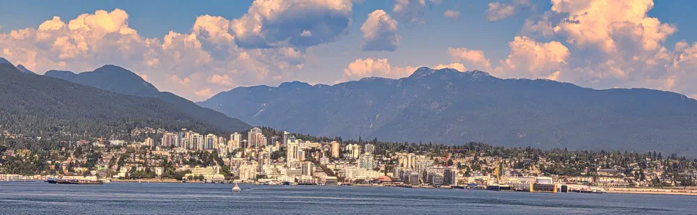 A part of Vancouver as we headed out